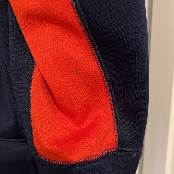 Chicago Bears Nike Therma Fit Full Zip Hooded Jacket Blue Orange Size L - Picture 7 of 11